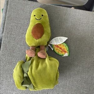 Amuseables baby soother blanket blanket avocado